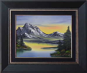 Malkurs nach Bob Ross - Gray Mountain