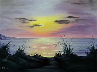 Malkurs nach Bob Ross - Ocean View