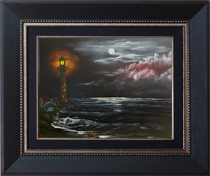 Malkurs nach Bob Ross - Lighthouse